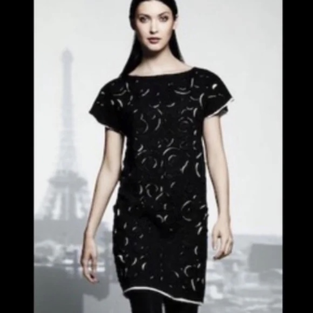 Catherine Malandrino Appliqué Shift Dress - Picture 11 of 12